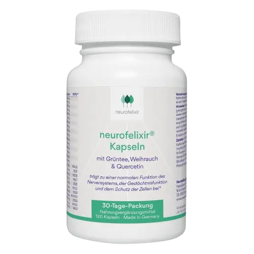 Nahrungsergänzung für Gedächtnis – neurofelixir® für Konzentration & geistige Leistung - Gesundheitsparadies.net