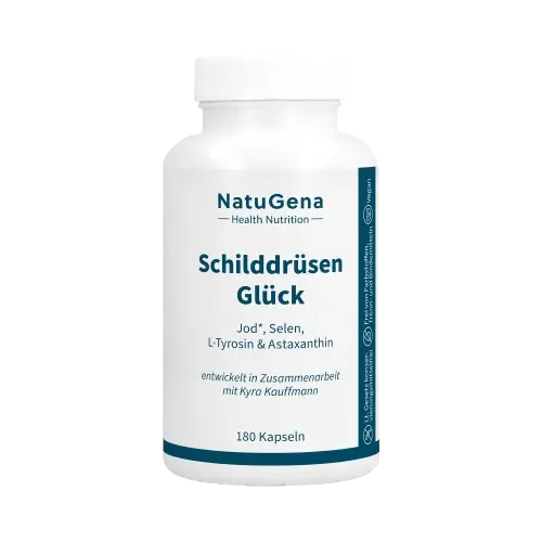 Schilddrüsen Komplex kaufen – Jod, L-Tyrosin, Astaxanthin & Selen