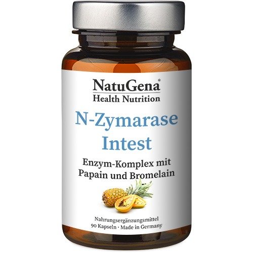 Enzym komplex-N-Zyma­rase-Intest-natuerlicher-Enzym-Komplex-mit-Papain-und-Bromelain-Gesundheitsparadies-Shop