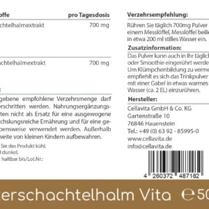 Ackerschachtelhalm Pulver Zinnkraut Vita 500g4