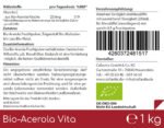 Der Energiekick - Acerola Vitamin C Vita 1000g Pulver Vorratsbeutel voller Vitamin-C4