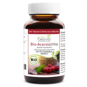 Vitamin C Acerola Pulver (Der Vitamin-C-Drink) 90g Pulver