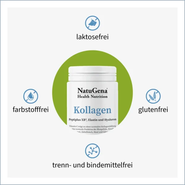 Premium Kollagenhydrolysat 161,4g Pulver mit Hyaluron & Elastin – Bild 4