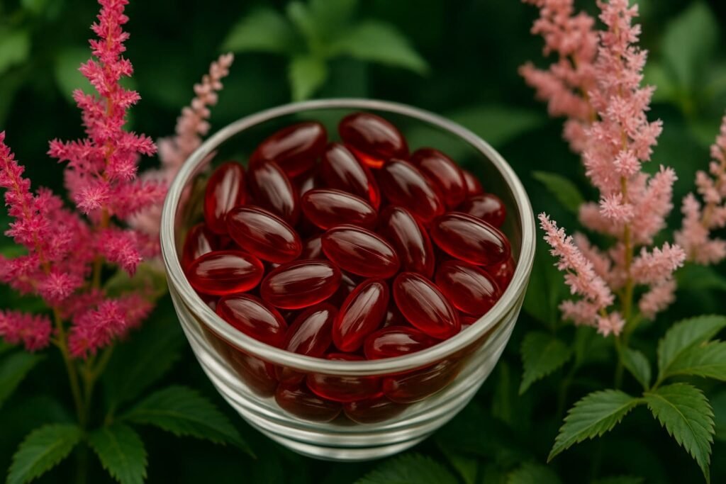 astaxanthin-kapseln-antioxidative-wirkung-rotalgen-hautgesundheit