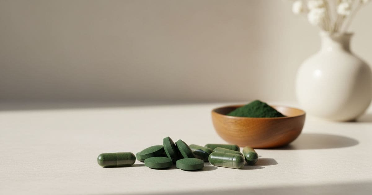Spirulina Tabletten, Kapseln und Pulver als unterschiedliche Darreichungsformen